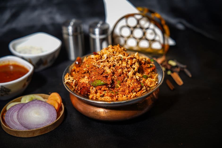 Veg Kheema Biryani